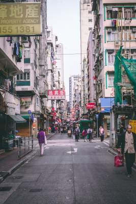 香港城市街道历史人文