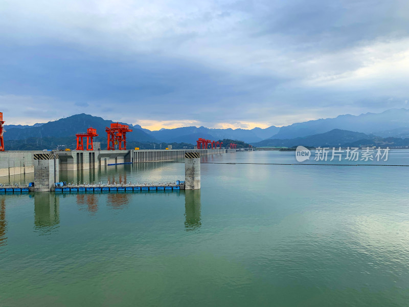 湖北宜昌三峡大坝风景区旅游风光