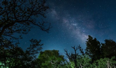 深林银河风光素材