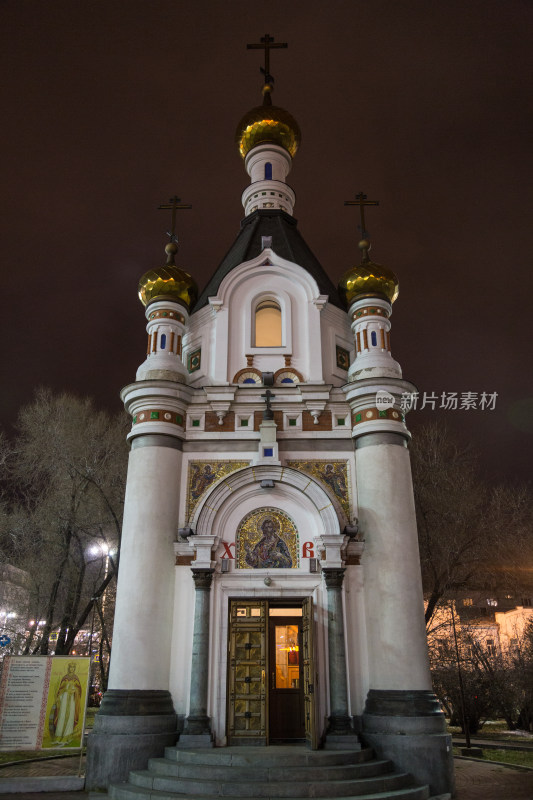 俄罗斯叶卡捷琳堡城市夜景