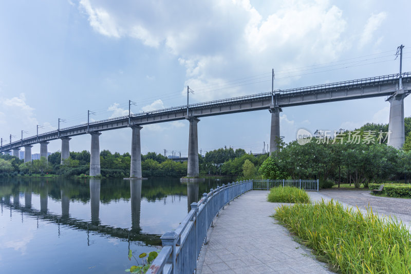 武汉青山区戴家湖公园风景