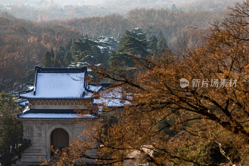 南京钟山风景区中山陵景点景观