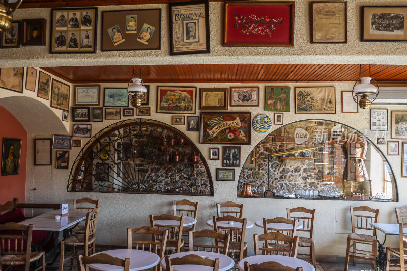 希腊雅典阿维尼希亚咖啡馆
