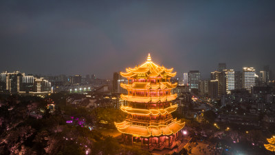 武汉黄鹤楼夜景