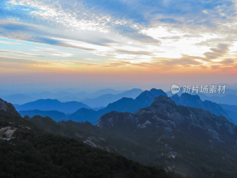 中国安徽黄山旅游风光