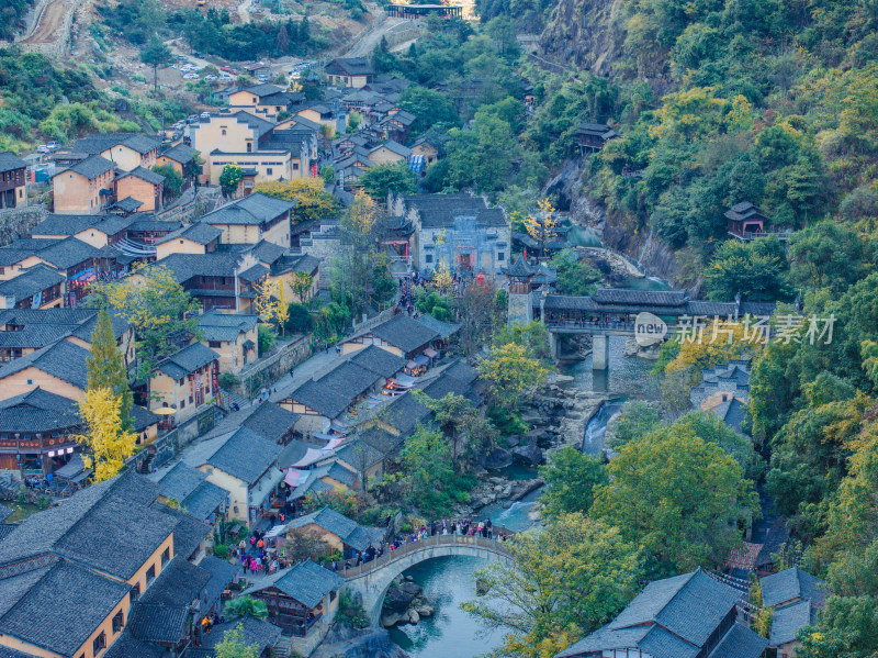 江西上饶市望仙谷旅游度假区仙侠世界风光