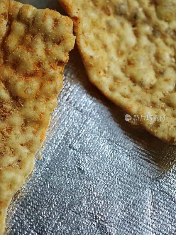 美味的饼干特写