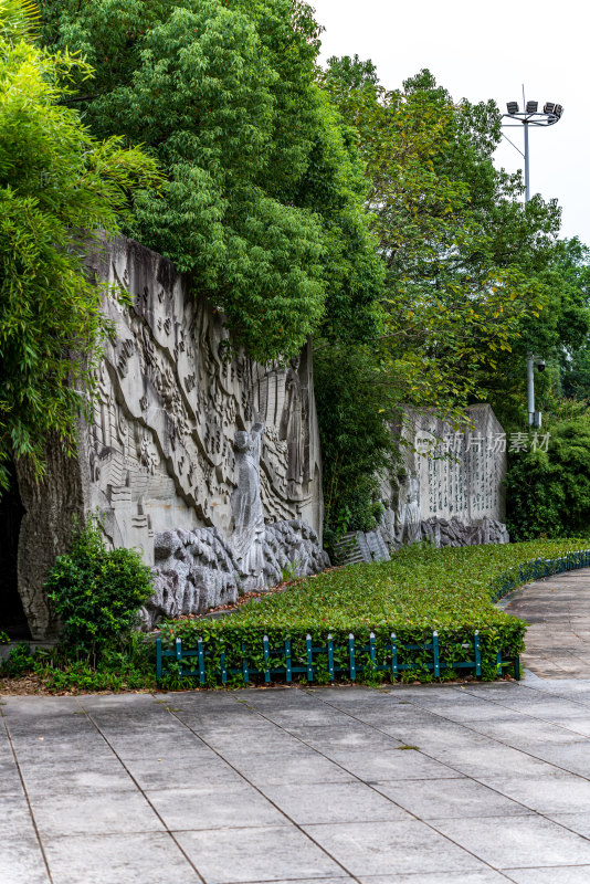 湖北黄冈遗爱湖风景区自然景观