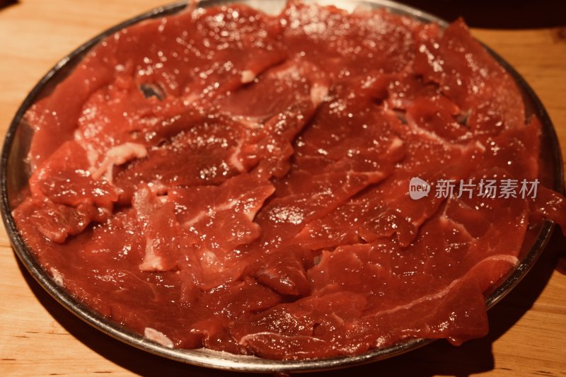 一份嫩牛肉片