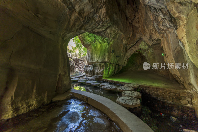 武汉江夏区白云洞景区风景