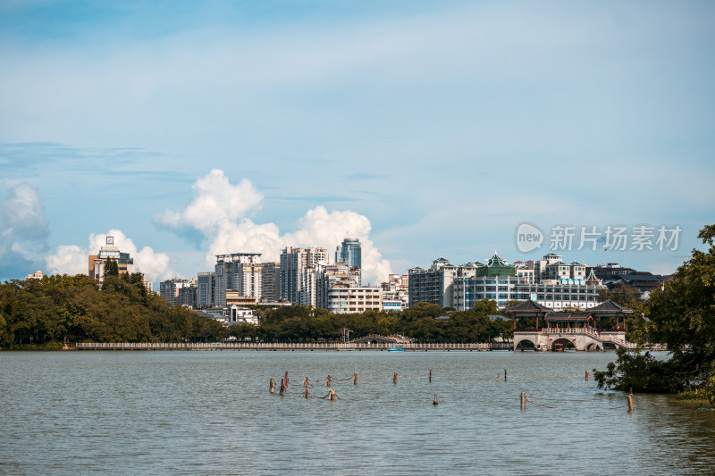 惠州西湖周边城市景观