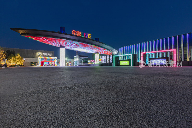 北京五棵松夜景