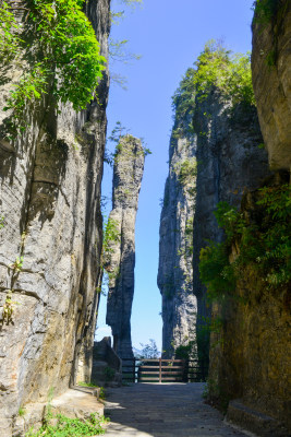 湖北恩施5A景区大峡谷一炷香