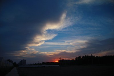 暴雨过后的天空