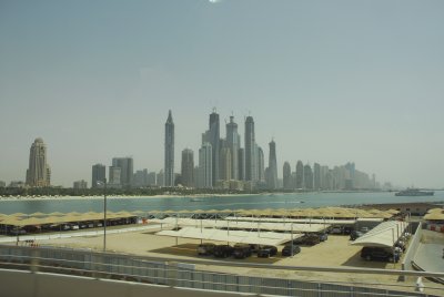 迪拜摩天大楼建设工地