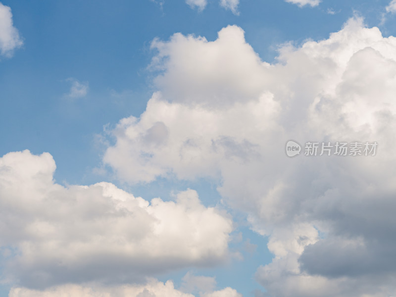 天空蓝天白云云朵高清背景壁纸素材