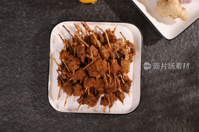 牙签肉 肉串 宁夏羊肉 烧烤食材 烤肉