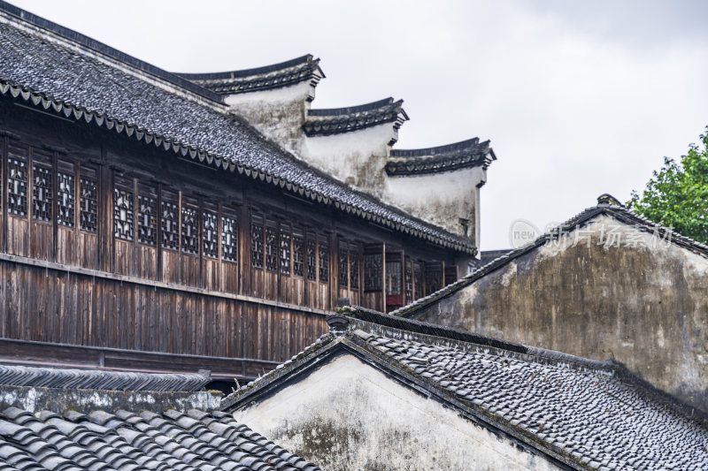 浙江湖州南浔古镇江南水乡风景