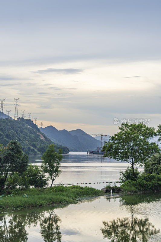 建德新安江江南水乡风景