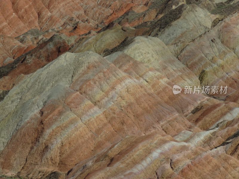 甘肃张掖七彩丹霞风景区旅游风光