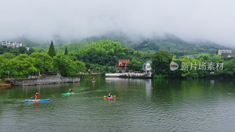 湖州莫干山劳岭水库皮划艇