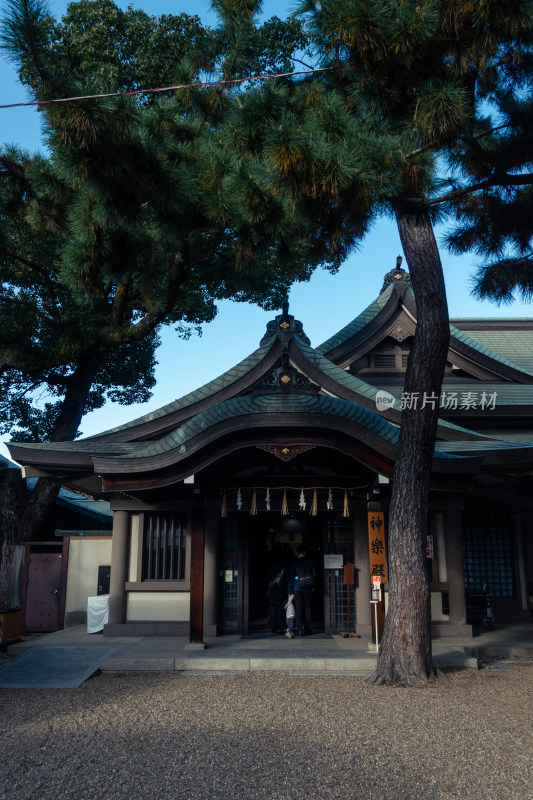 寺庙 日式 庭院