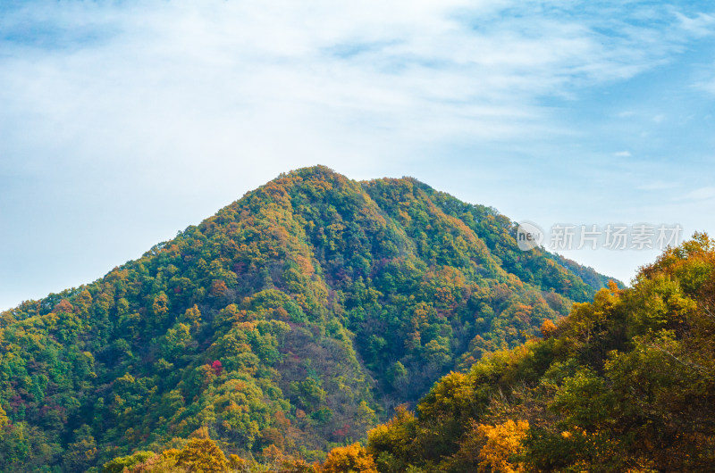 中国河南洛阳白云山风景区秋季风景