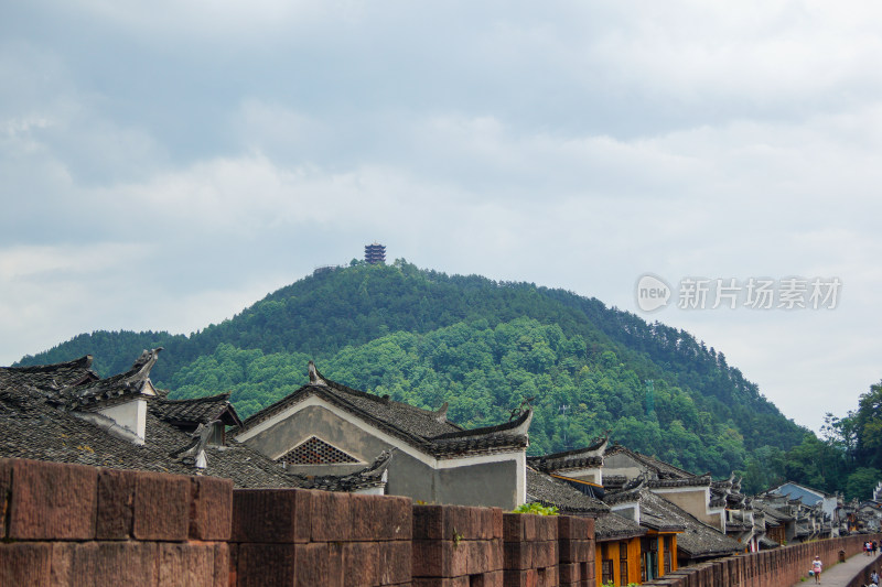 2013年的湖南湘西凤凰古城景观