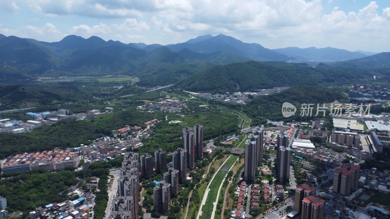 广东东莞：清溪河沿岸风光