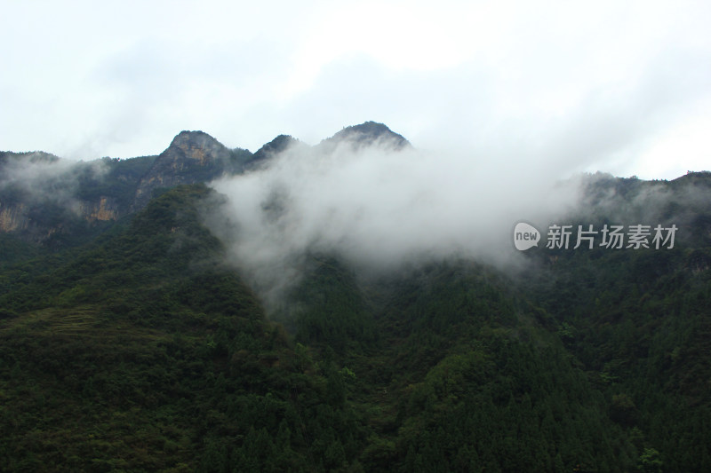 雨后深山云雾实拍