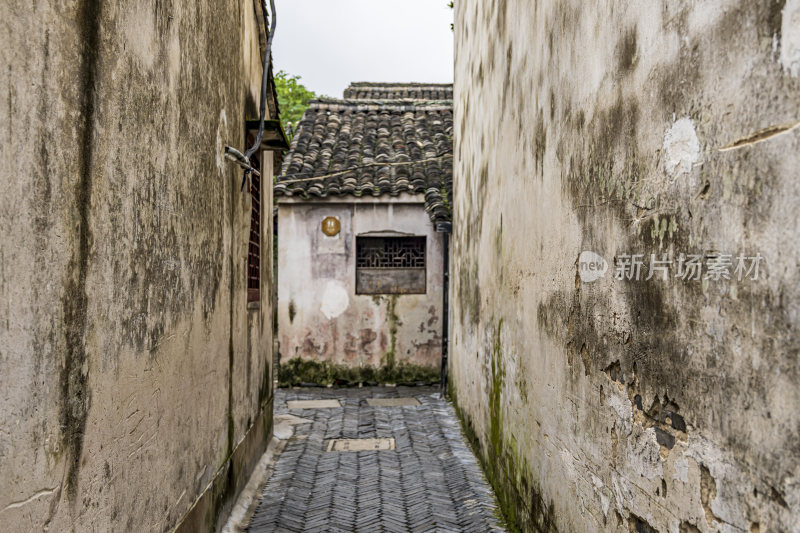 乌镇东栅古街道建筑风光