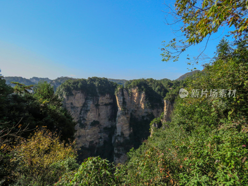 中国湖南张家界国家森林公园旅游风光