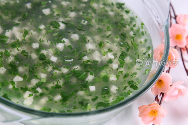 荠菜豆腐羹