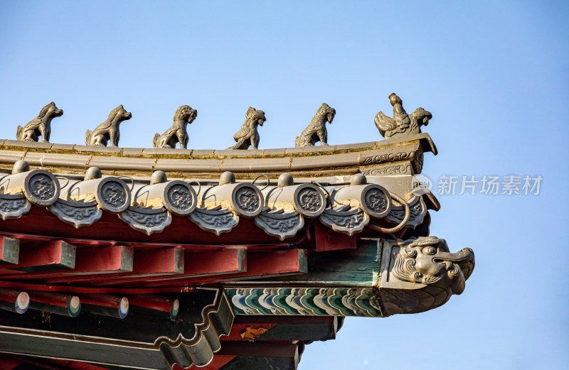 陕西西安大兴善寺佛教景点景观