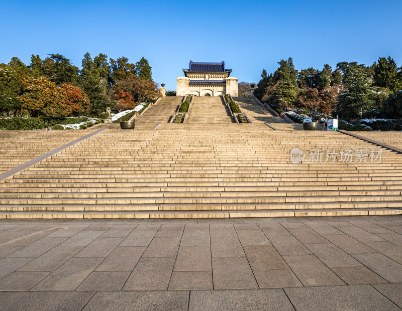 南京钟山风景区中山陵景点景观