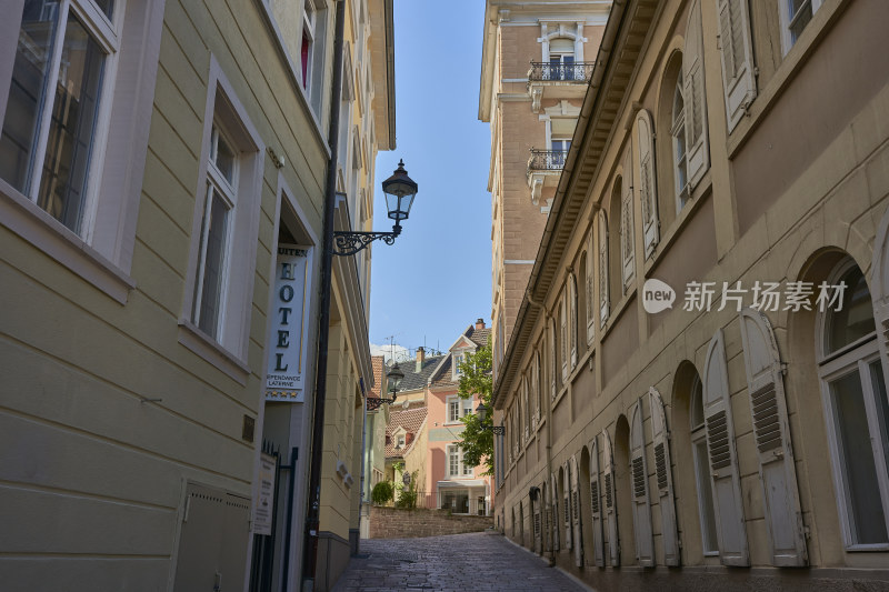 欧洲德国巴登巴登街景