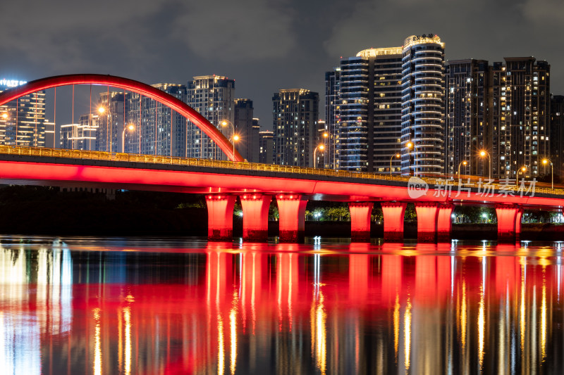 厦门五缘湾公园夜景