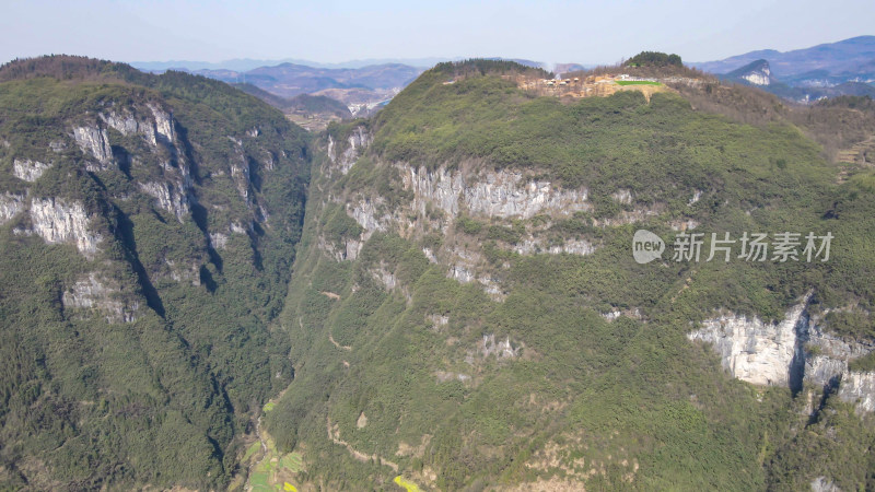 湖南湘西矮寨德夯大峡谷航拍