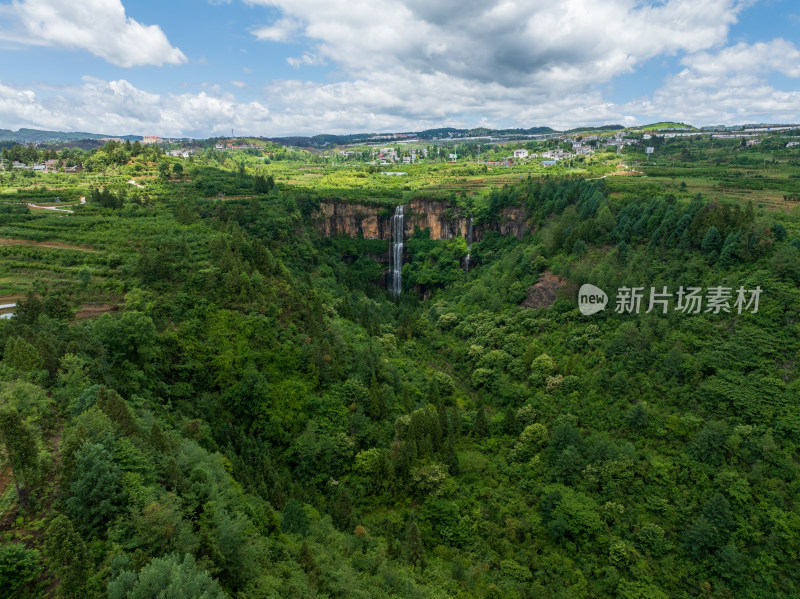 贵州毕节七星关六冲河峡谷景色