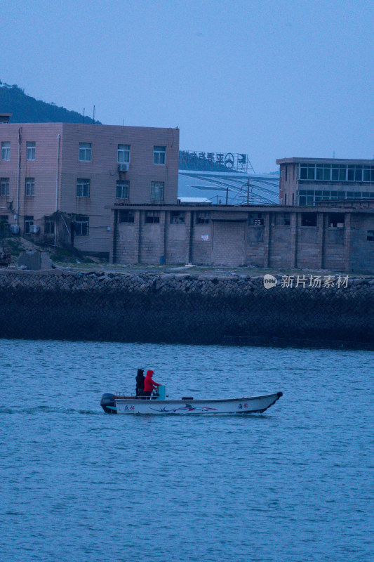 海边大海平潭海鸟渔船