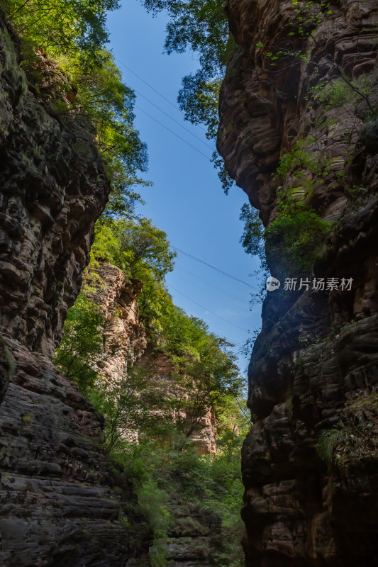 太行山大峡谷的壮丽风光