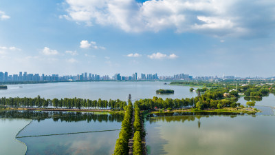 湖北武汉东湖绿道风景