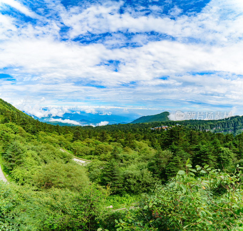 四川峨眉山自然风光