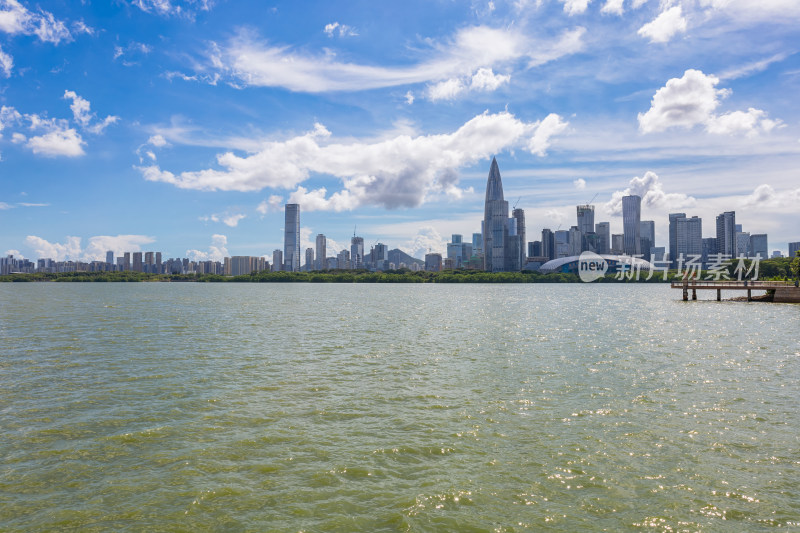 深圳湾后海天际线风景