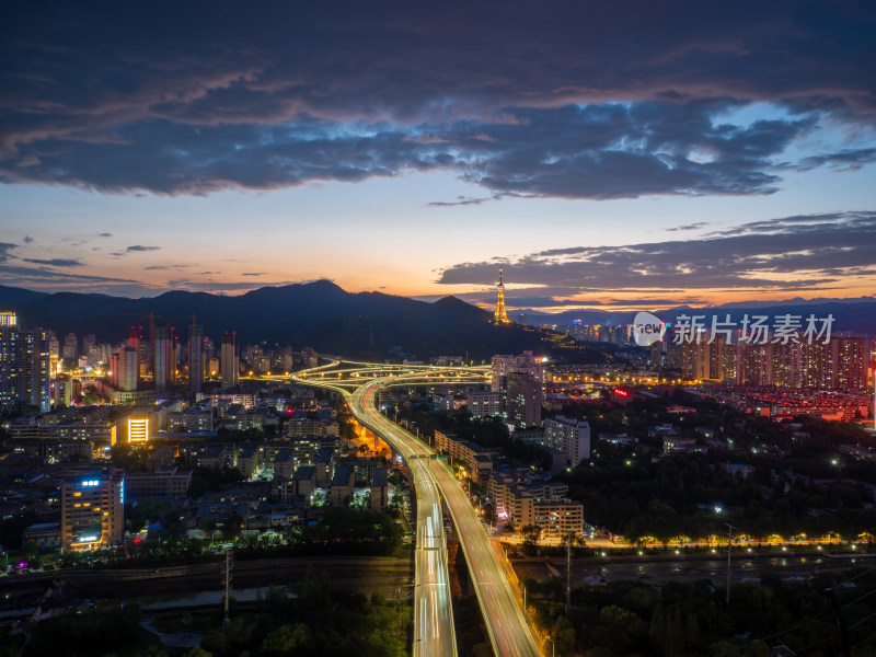 西宁市夜景