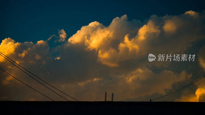 夕阳美景的震撼