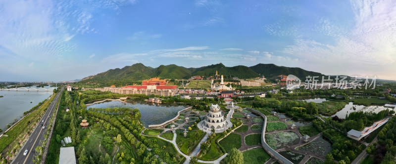 洛阳旅游灵山寺风景区全景图