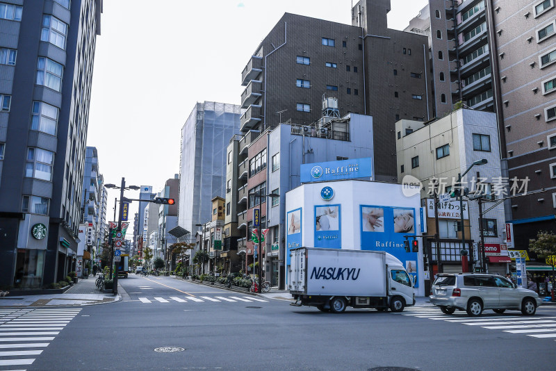 日本东京银座街景