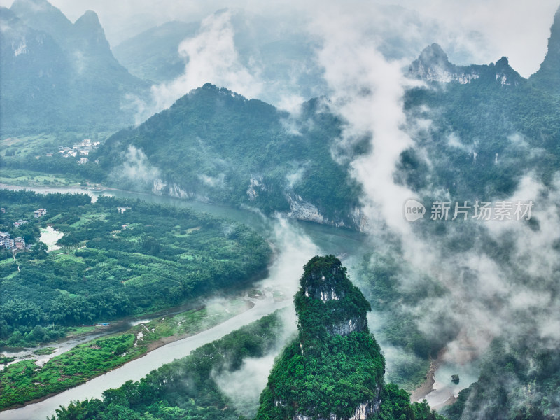 桂林九马画山风光美景