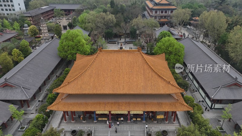 大兴善寺古建筑鸟瞰图